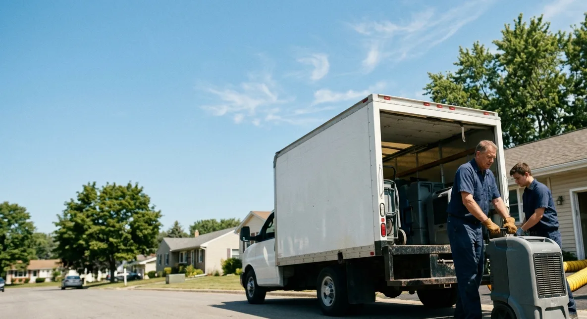 Water Damage Cleanup in Claremont, IL near me